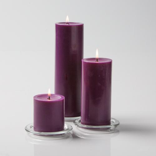 pillar candles square holders set 03 - view 8