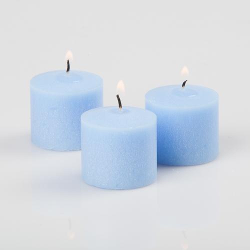 Richland Votive Candles Light Blue Ocean Breeze Scented 10 Hour Set of 72