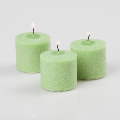 Richland Votive Candles Green Vanilla Lime Scented 10 Hour Set of 12| 1017_12