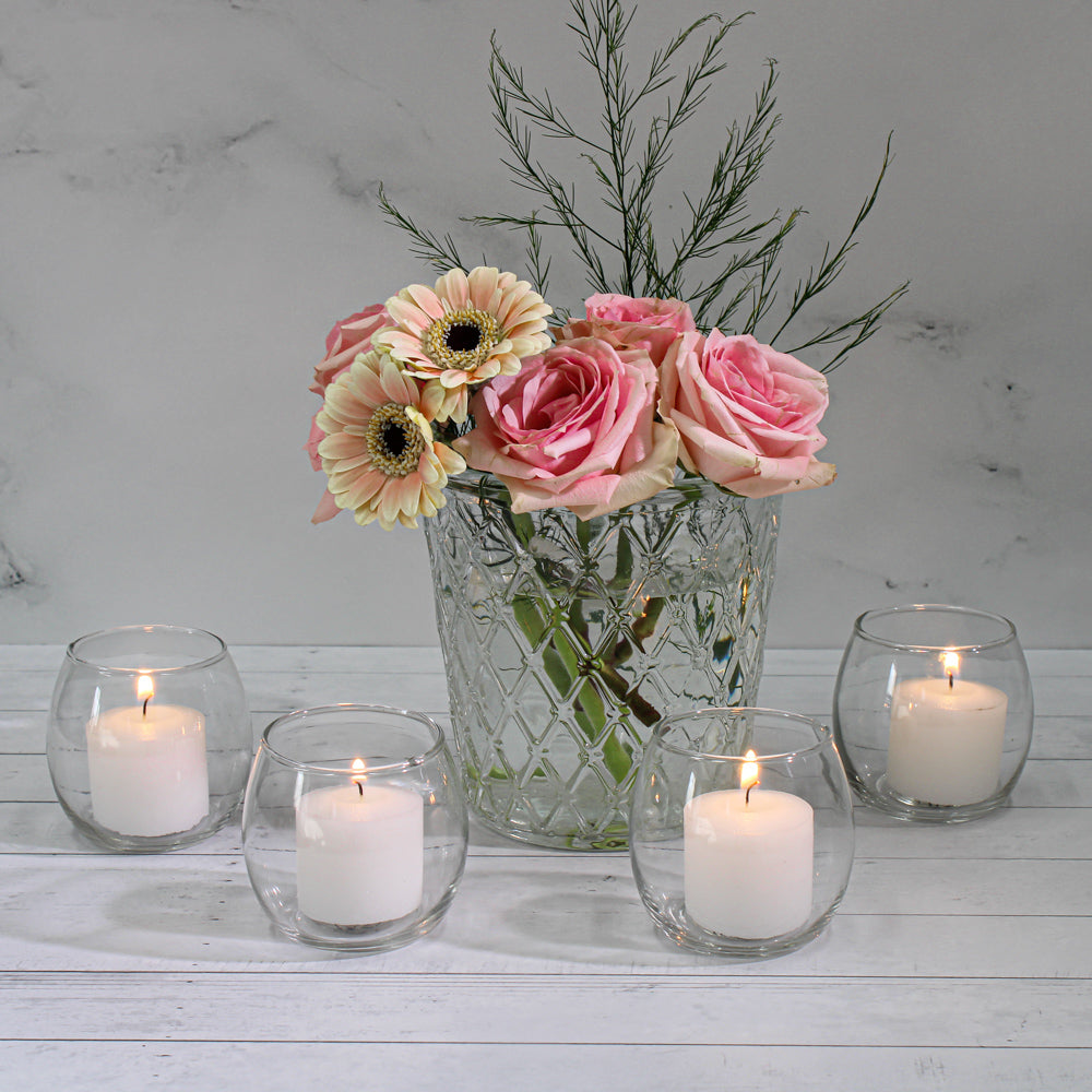 Richland Votive Candles Unscented White 10 Hour Set of 144 - view 4