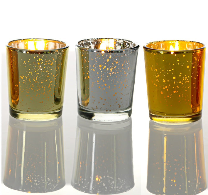 Richland Votive Candles & Mercury Votive Holders Set of 72| C_Set_7...
