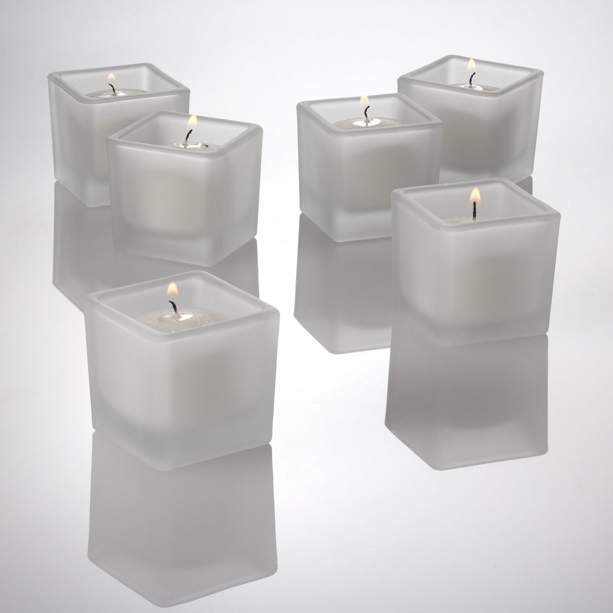 eastland square votive candle holder frosted set of 36 - view 1