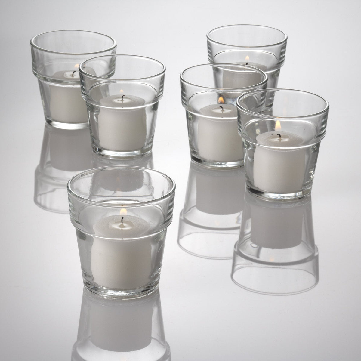 eastland flowerpot votive candle holder set of 72 - view 1