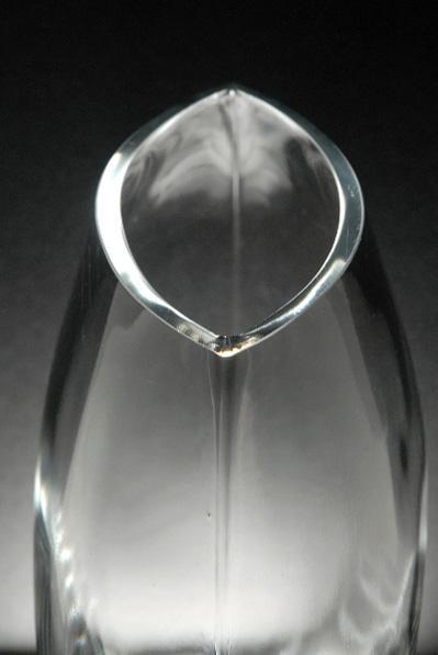 round glass vase 10in - view 3