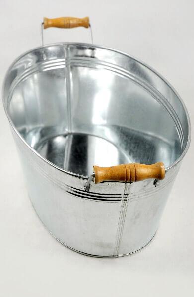 galvanized tub oval 15 inch