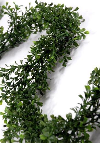 9ft faux boxwood garland| 4009990...