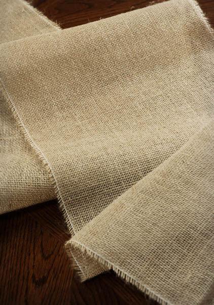 Burlap Table Runner 12.5" Wide 120" long - view 2