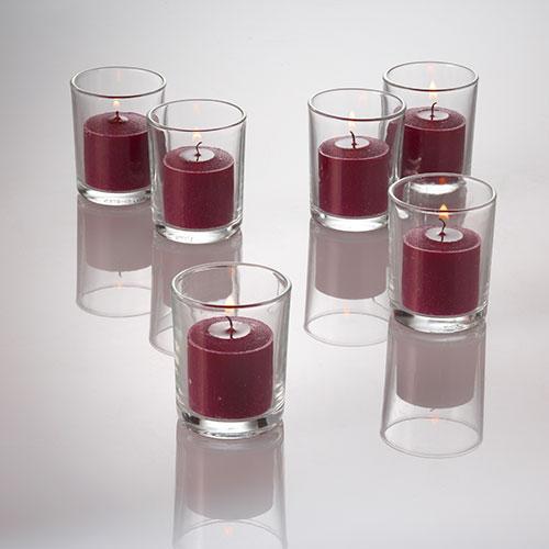 richland votive candles purple mulberry scented 10 hour set of 144 - view 3