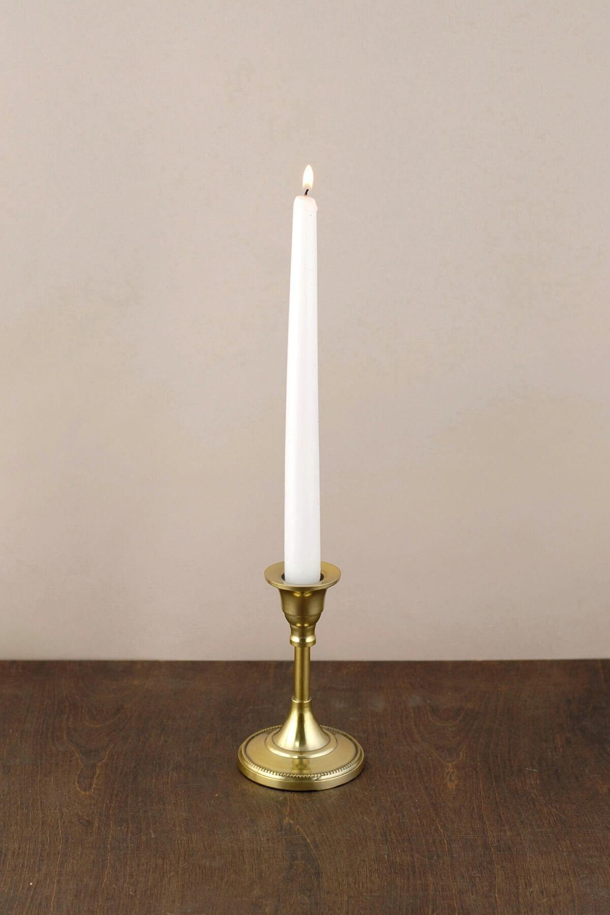 candlestick gold 5in - view 1