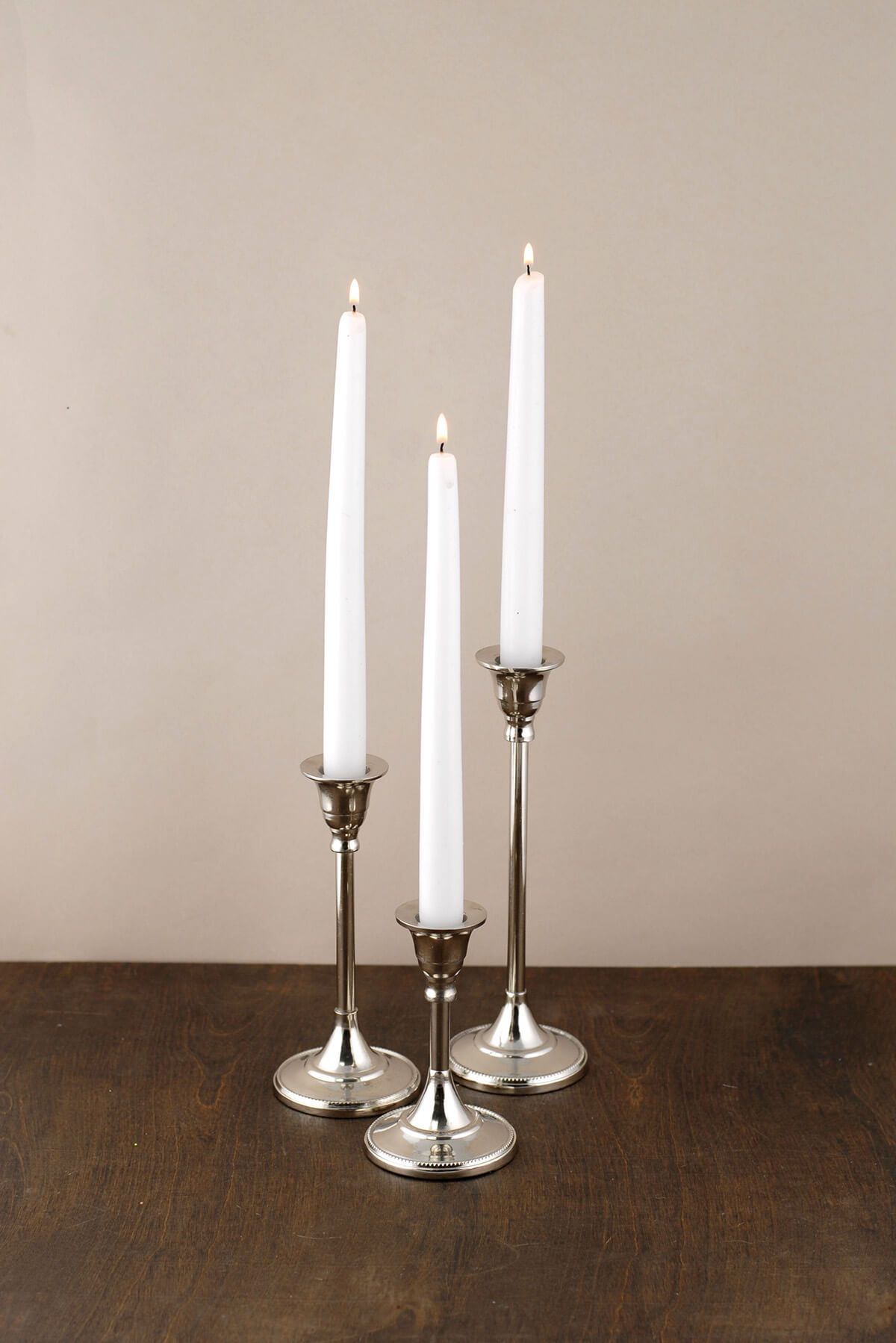 candlestick silver 5in| 