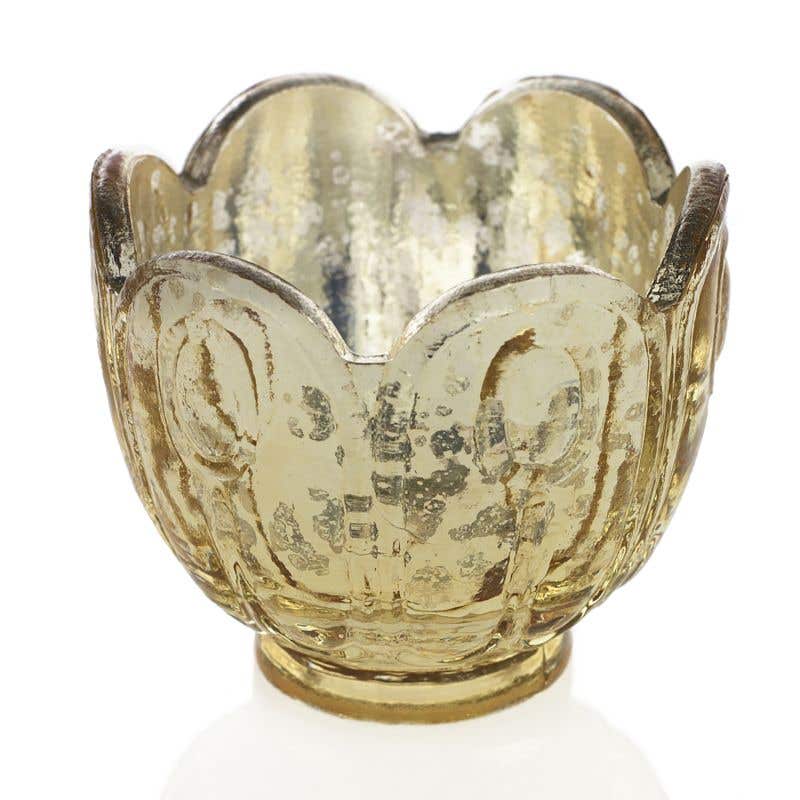 Gold Carraway Votive Holders Set of 6 - view 1