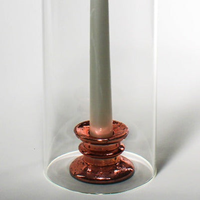 Richland Athena Taper Candle Holder Rose Gold