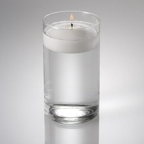 eastland cylinder floating candle holder 3 25 x6 set of 12 - view 2