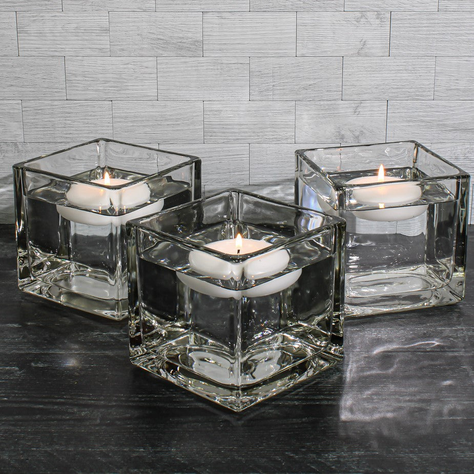 Richland Floating Candles 3" White Set of 12 - view 6