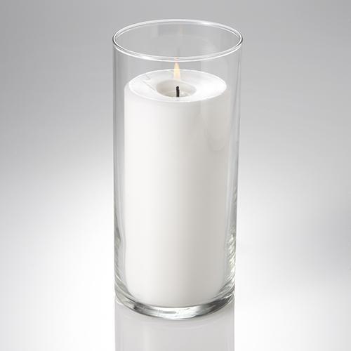 Richland Pillar Candle 6" & Eastland Cylinder Holder 7.5" inch Set of 12 - view 1