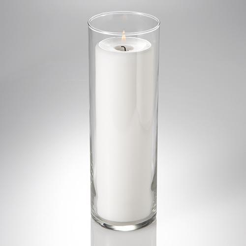 Richland Pillar Candle 9" & Eastland Cylinder Holder 10.5 inch Set of 12 - view 1