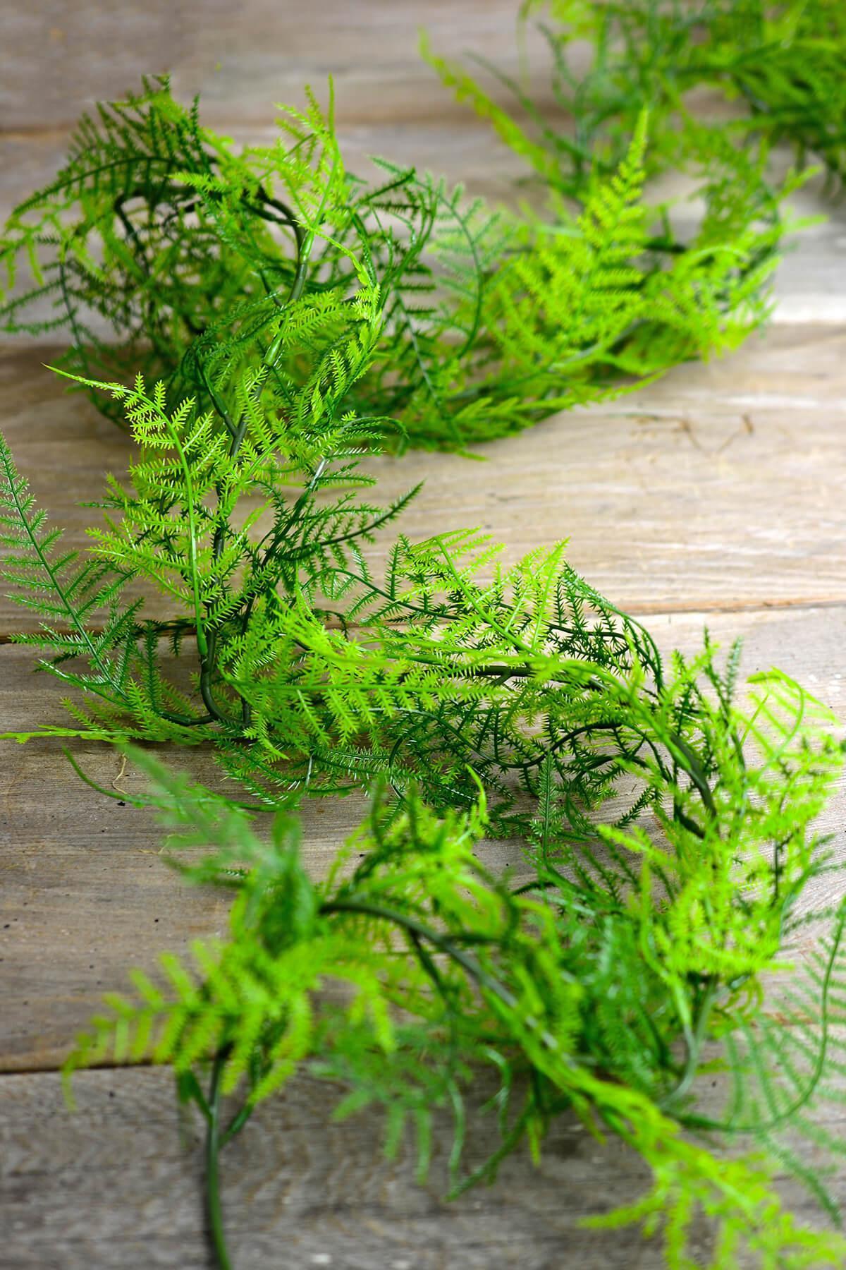 6 ft artifical asparagus fern garland| 