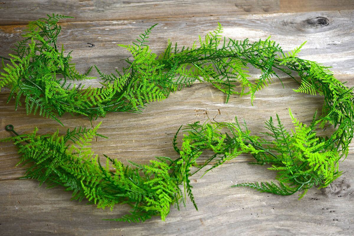 6 ft artifical asparagus fern garland| 