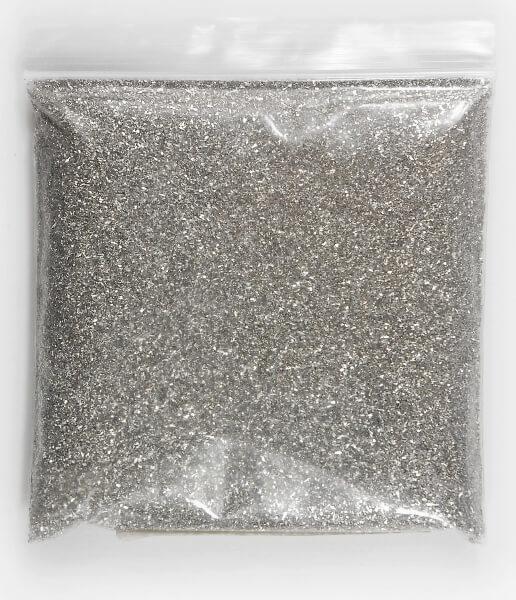 German Glass Glitter Silver 1 lb. Bag| 