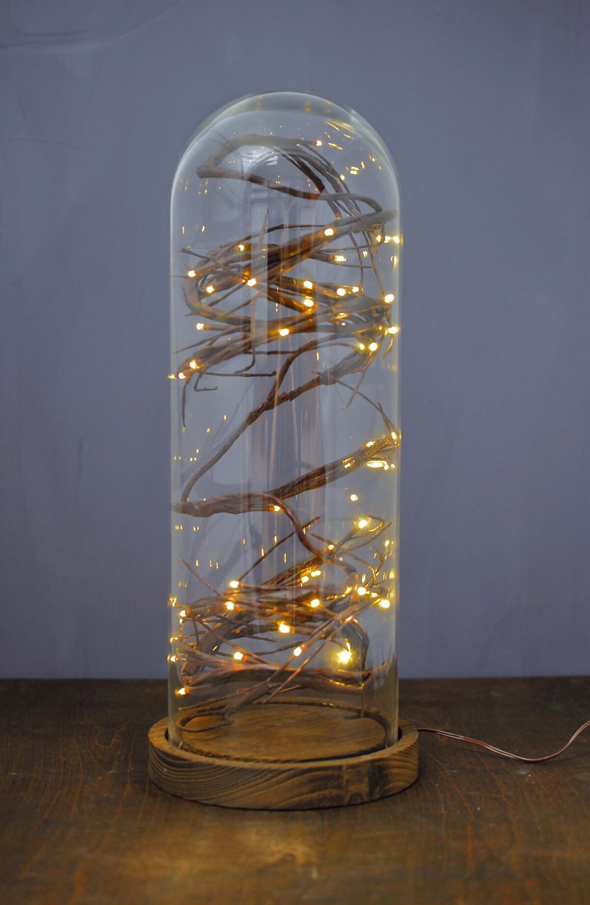 16" Glass Cloche - view 2