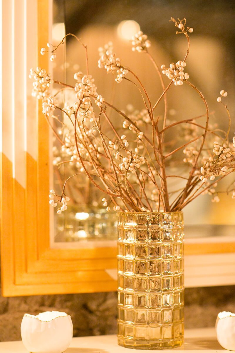 Gold Mercury Mosaic Cylinder 10" - Vase & Candle Holder| 8726025...