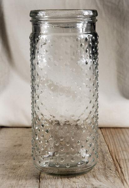 hobnail mason jar vases 9 25 inch - view 5