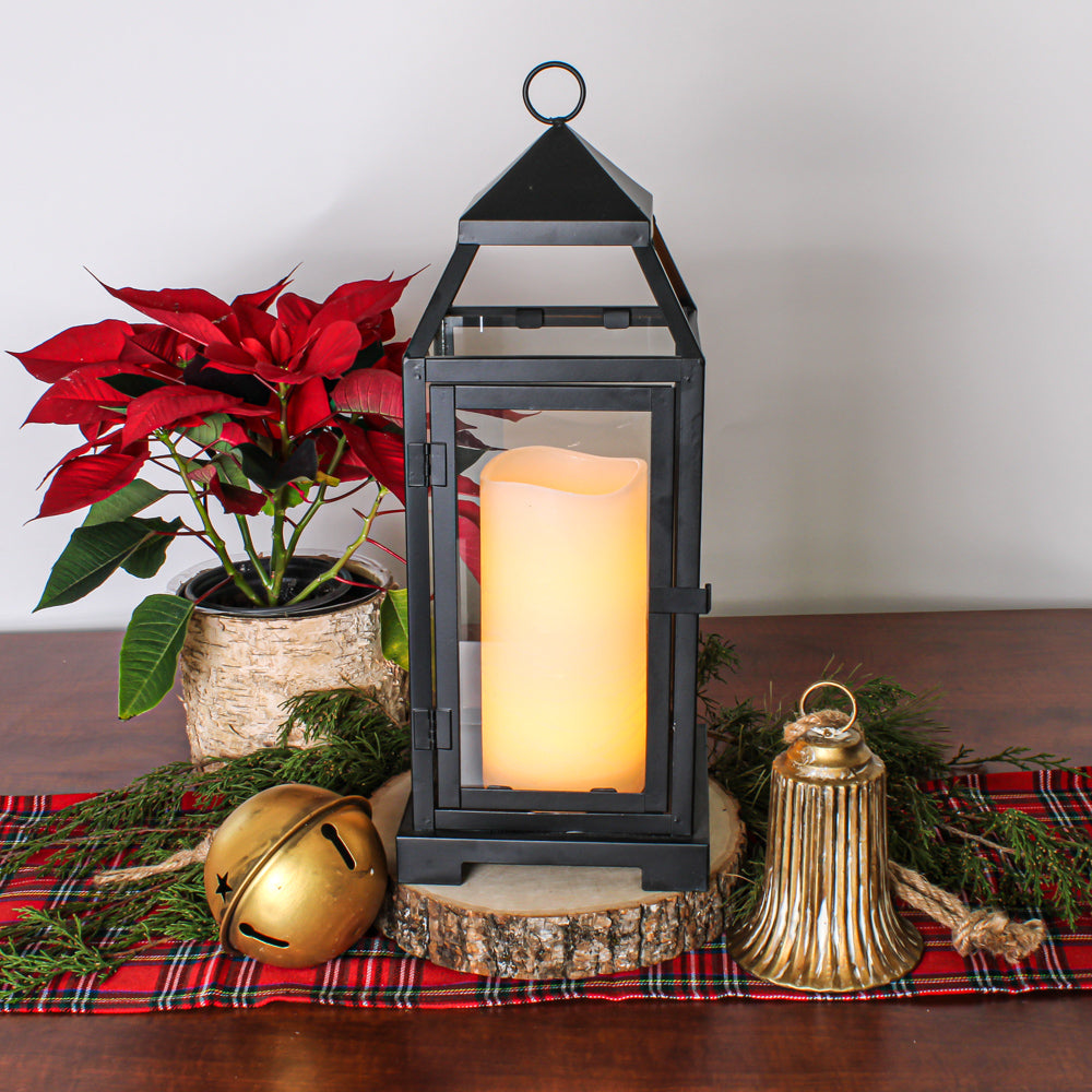 Richland 4" x 8" Large LED Pillar Candle with Wavy Top| 