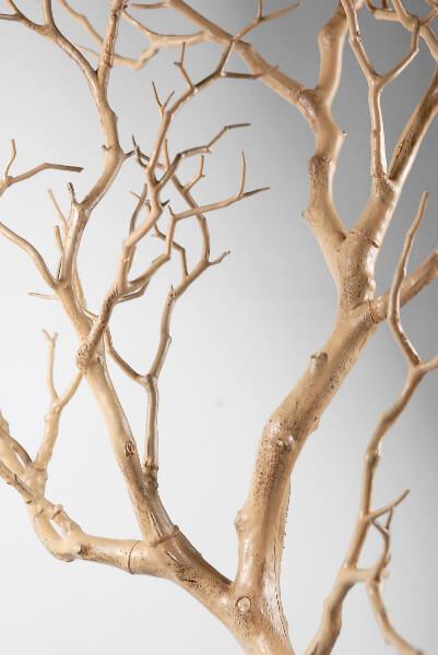artificial 38 manzanita tree branch tan - view 2