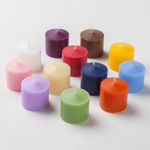 set of 144 assorted 10 hour scented richland votive candles| 