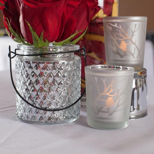 Eastland Hanging Mercury Patterned Holder 3.5" Set of 12 - view 5
