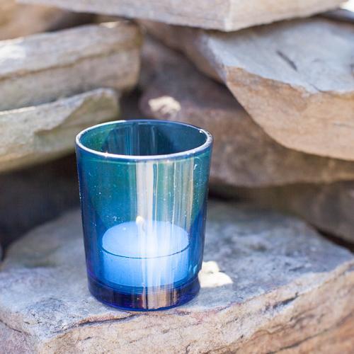 Eastland Votive Holder Blue Set of 12 - view 2