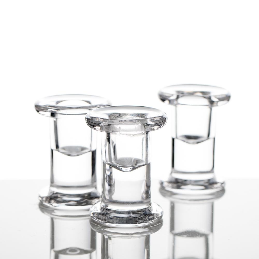 richland simple glass taper candle holder set of 6| 