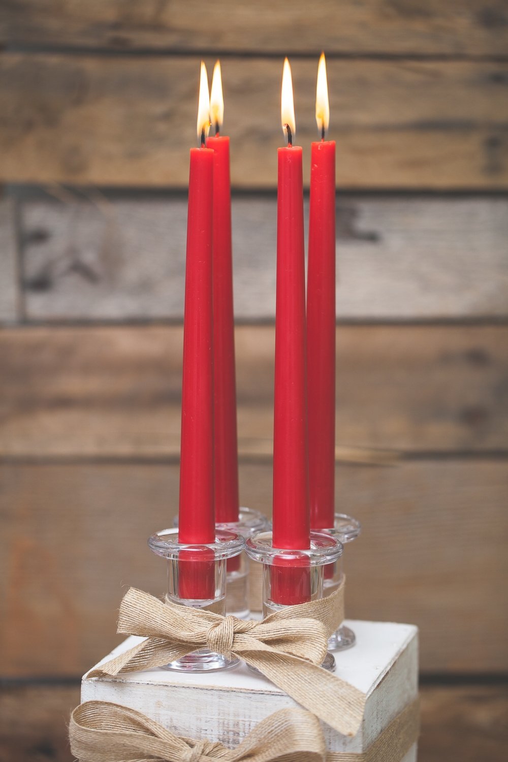richland simple glass taper candle holder set of 72| 