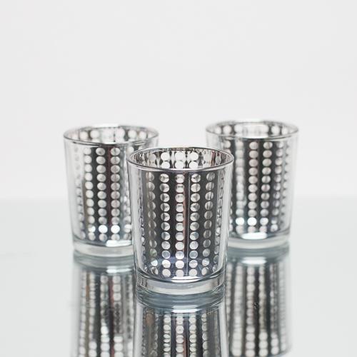 richland silver dotted glass holder small 72 - view 3