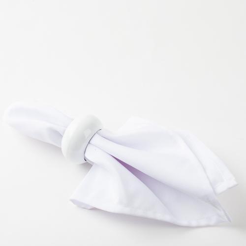 white napkin ring 9509 12 - view 3