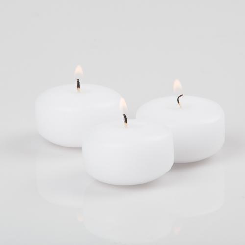 Richland Floating Candles 2" White Set of 72