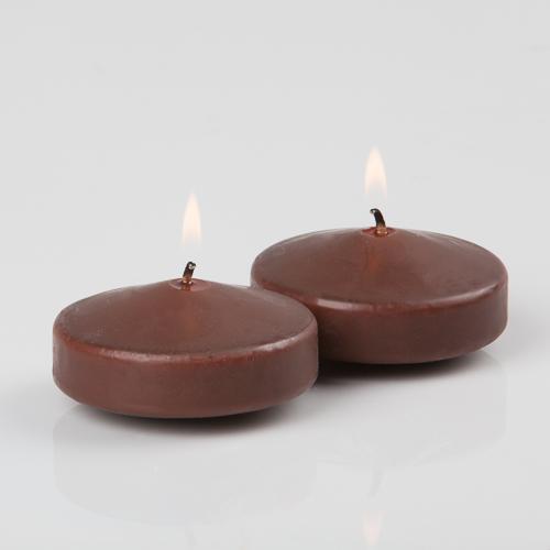 richland floating candles 3 brown set of 24 - view 1