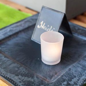 6 of 8: Eastland Grande Votive Candle Holder Frosted Set of 144