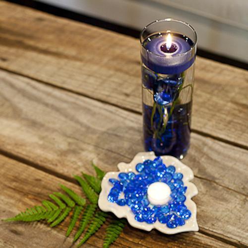 Richland Floating Candles 3" Navy Blue Set of 96 - view 2