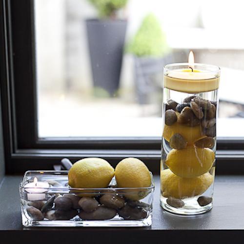 richland floating candles 3 yellow set of 12