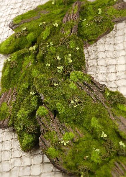foam moss tree bark 14 x 6 5in - view 3