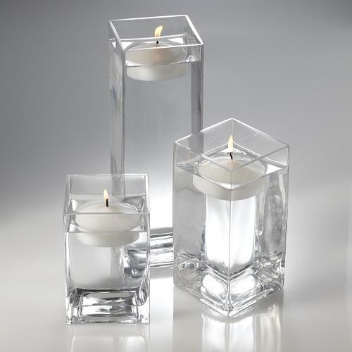 Richland Floating Candles & Eastland Square Holders Set of 3