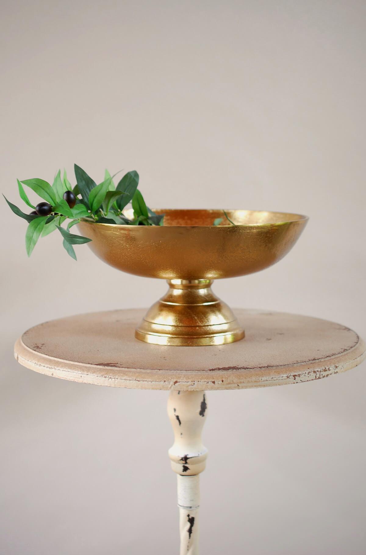 Pedestal Bowl Gold| 