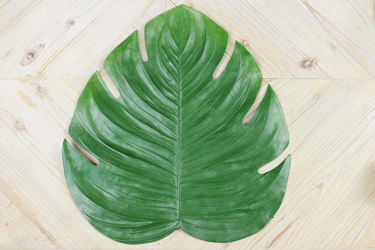 monstera leaf placemat - view 2