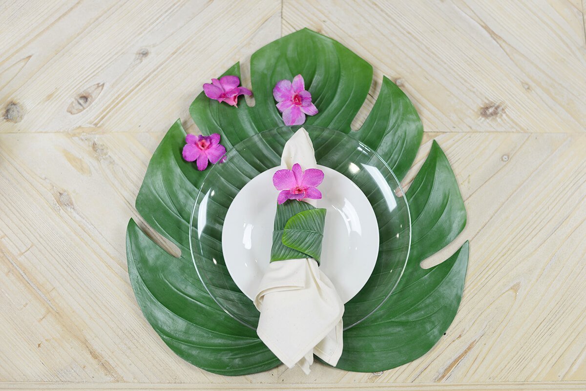 Monstera Leaf Placemat - view 3