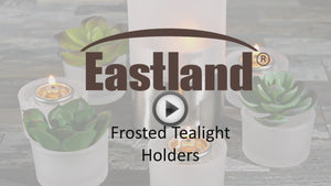 Eastland Tealight Candle Holder Frosted Set of 12