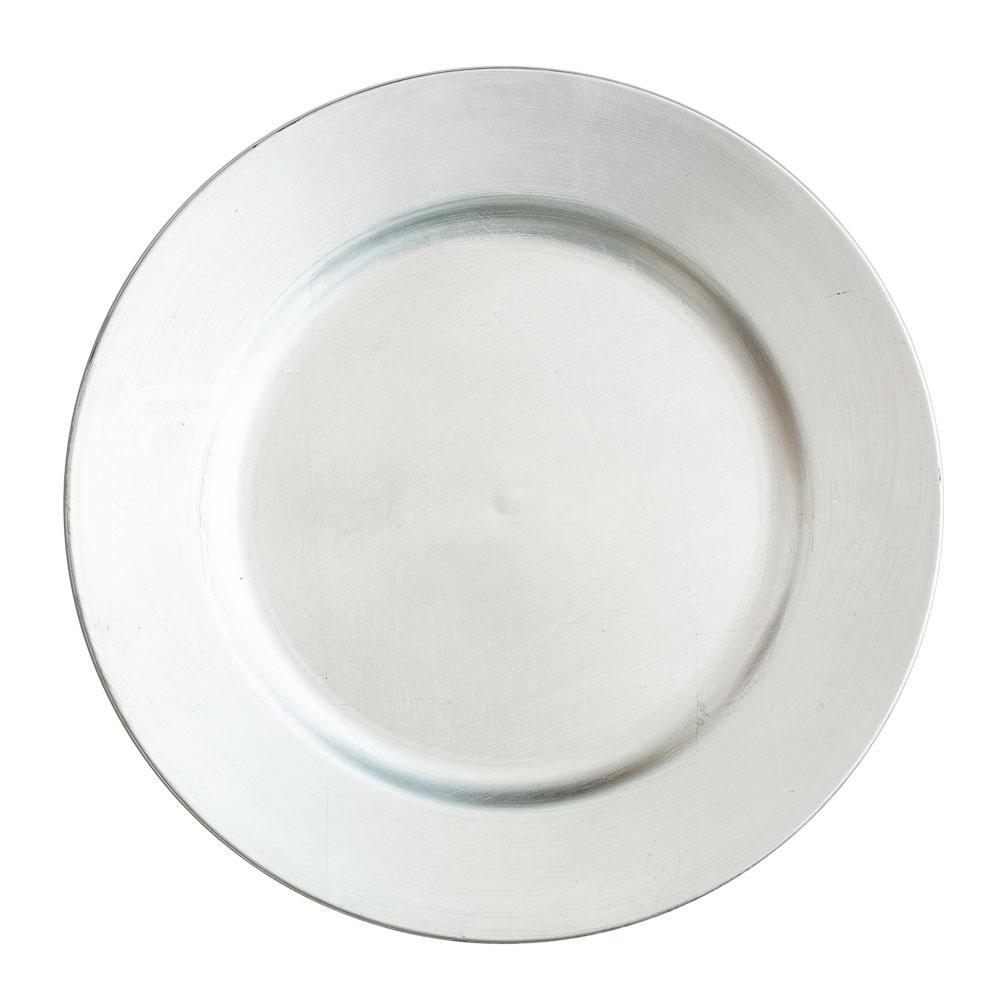 Richland Plain Charger Plate 13" Silver Set of 24 - view 1