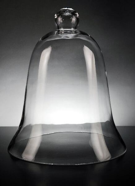 Thick Glass Bell Jar 11-1/2"| 