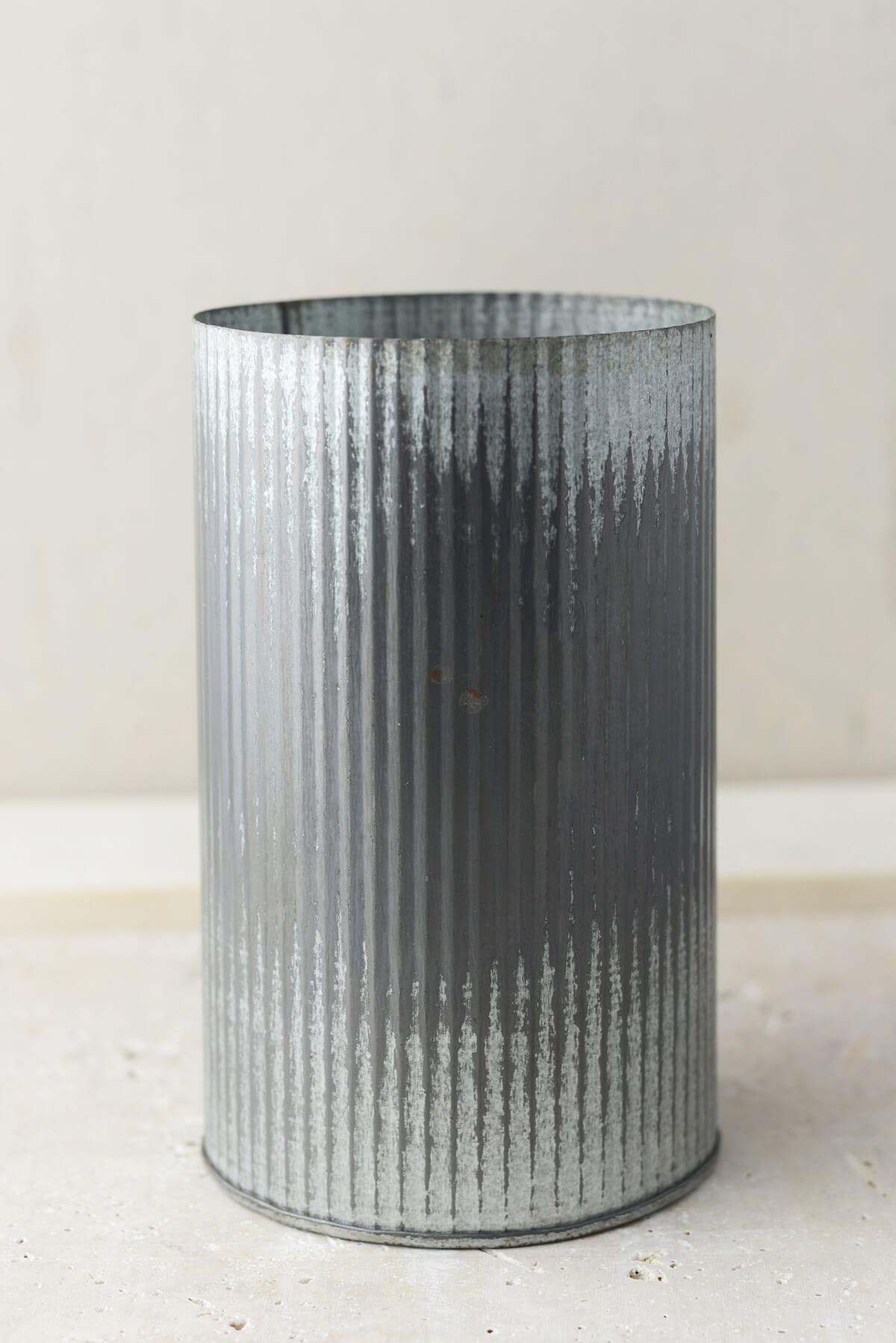 norah corrugated zinc vase 7 - view 1