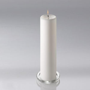 Richland Pillar Candle 3"x12" White Set of 6
